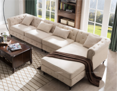布艺实木沙发（Solid wood sofa）